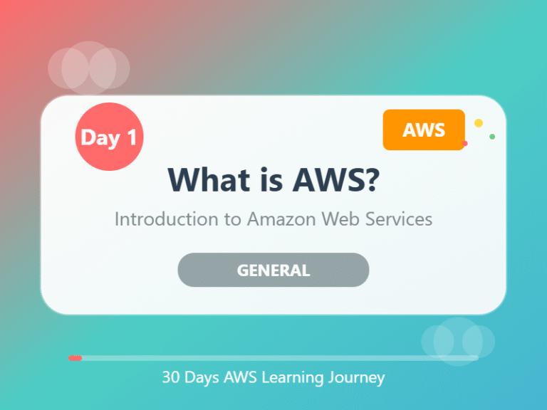 Day 1 – What is AWS
