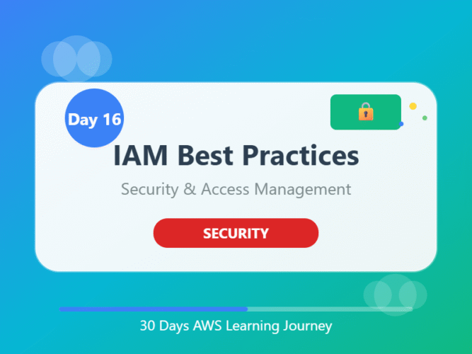 Day 16: IAM Best Practices