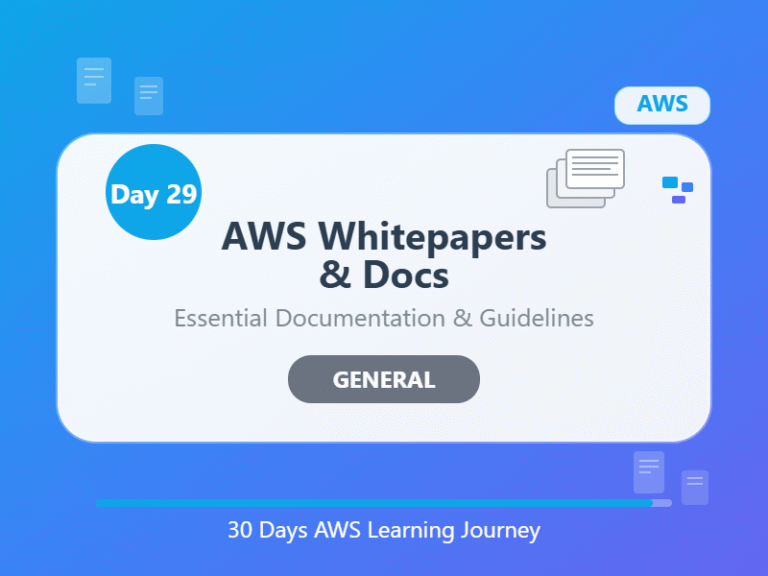 Day 29: AWS Whitepapers & Documentation