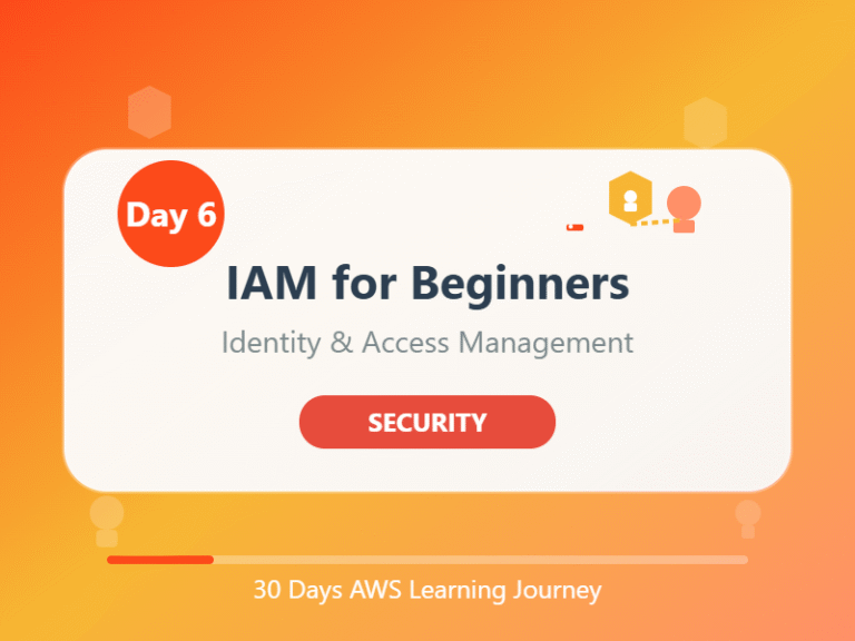Day 6: IAM Basics — Control Who Can Do What in AWS